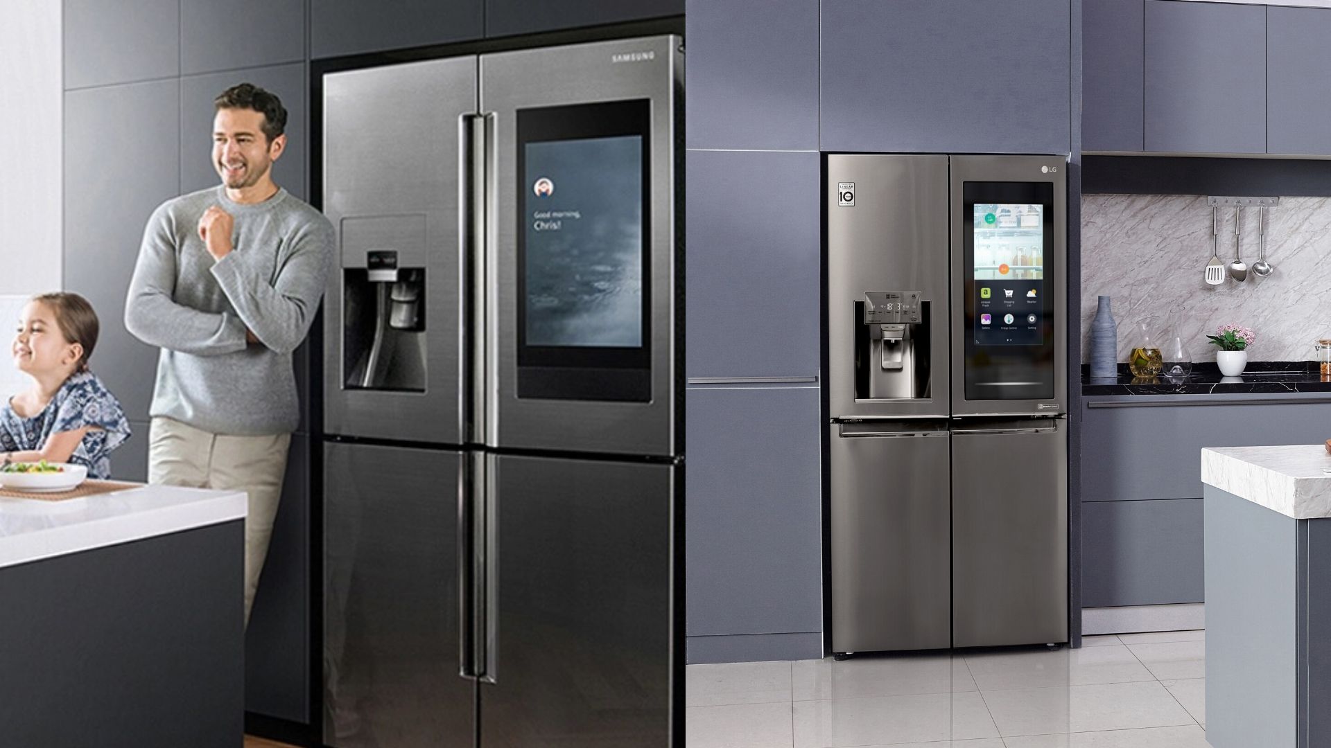 CES 2020 : Samsung et LG s'affrontent sur le marché des frigos connectés