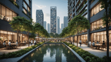 découvrez le projet novateur de développement urbain à hangzhou, alliant harmonieusement vie, travail et culture. plongez dans un espace dynamique où l'innovation rencontre la tradition, créant un environnement propice à l'épanouissement des habitants et des entreprises.